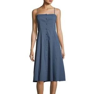 Theory Sundress - Spring 2017 in Chambray, Size 0